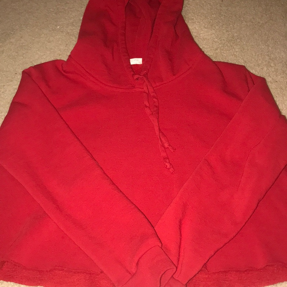 NWOT brandy melville // j.galt red lennon hoodie